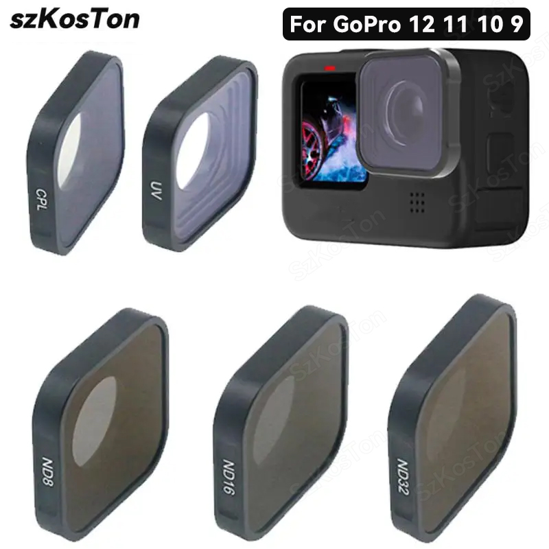 Gopro Action Camera Hero 12 Black - УФ-фильтр CPL ND8 ND16 ND32 для