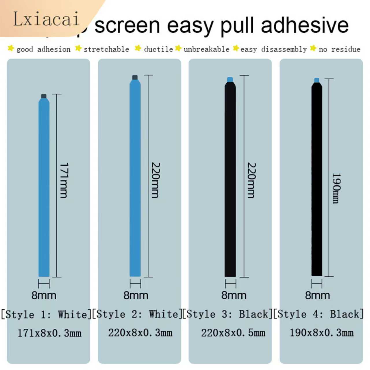 Lcd Screen Adhesive - Легко вытягиваемый клей для экрана ноутбука,