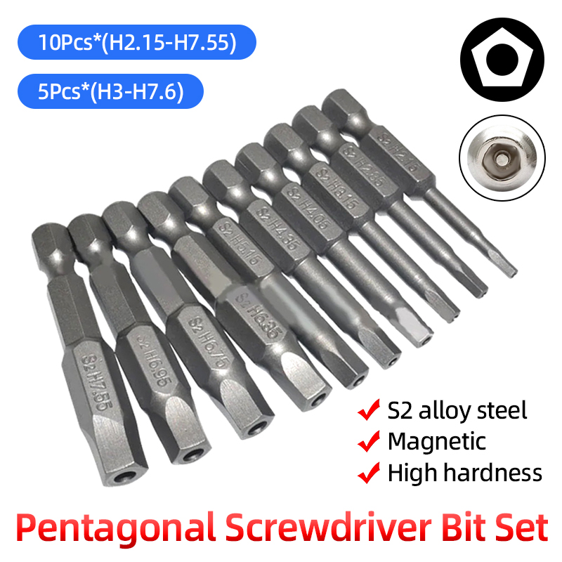 Pentalobe Screwdriver Set - Набор пятиугольных отверток с отверстием 1/4