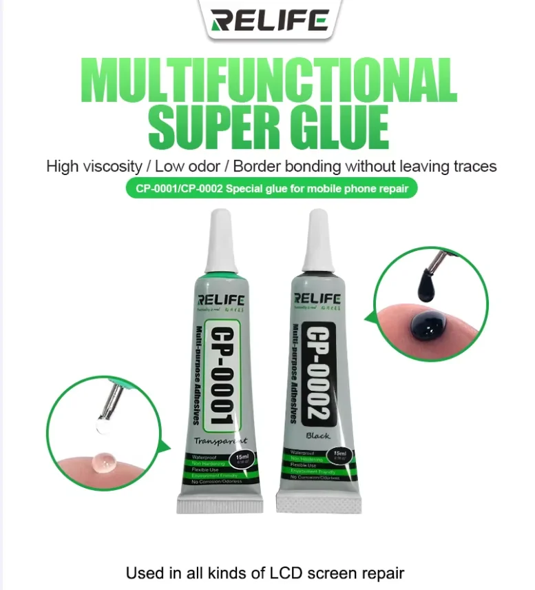 RELIFE 15/50 мл CP-0001 Прозра – обзор и цена Lcd Screen Adhesive