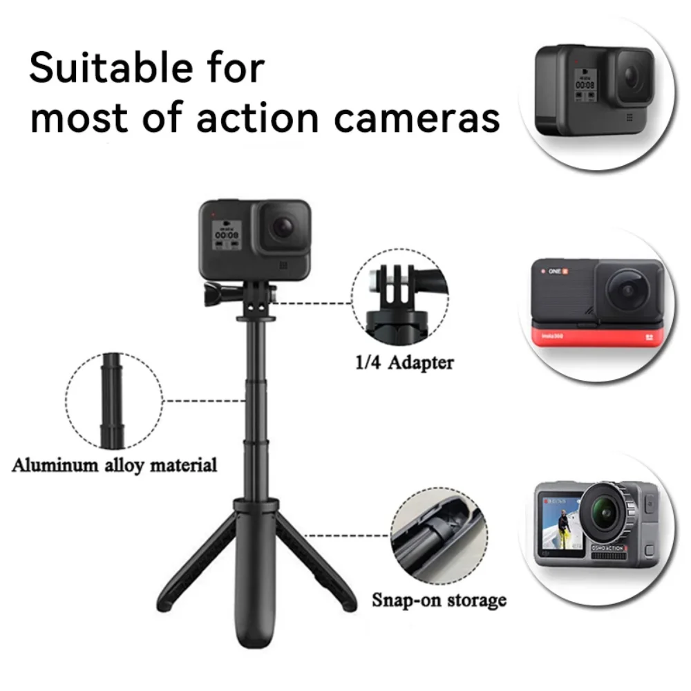 Мини-выдвижной штатив, складно – обзор и цена Gopro Action Camera Hero 12 Black