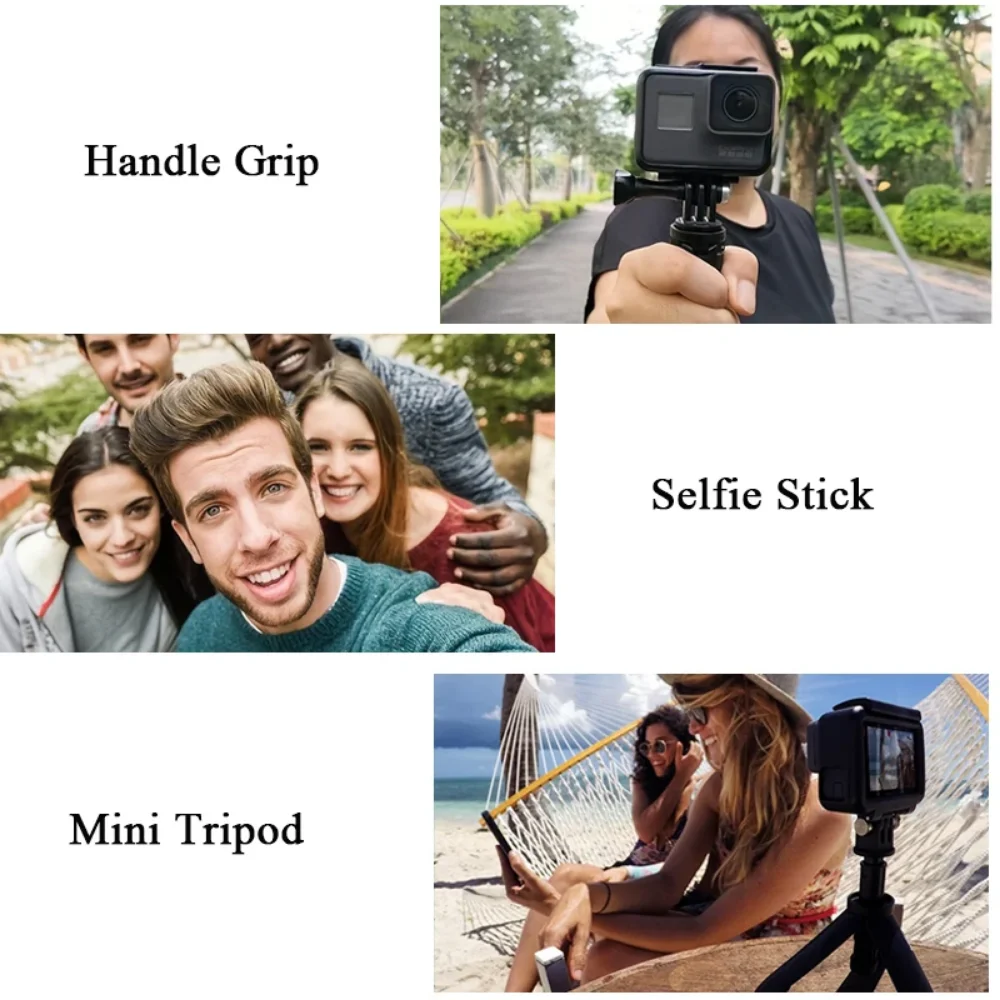 Мини-выдвижной штатив, складно – обзор и цена Gopro Action Camera Hero 12 Black