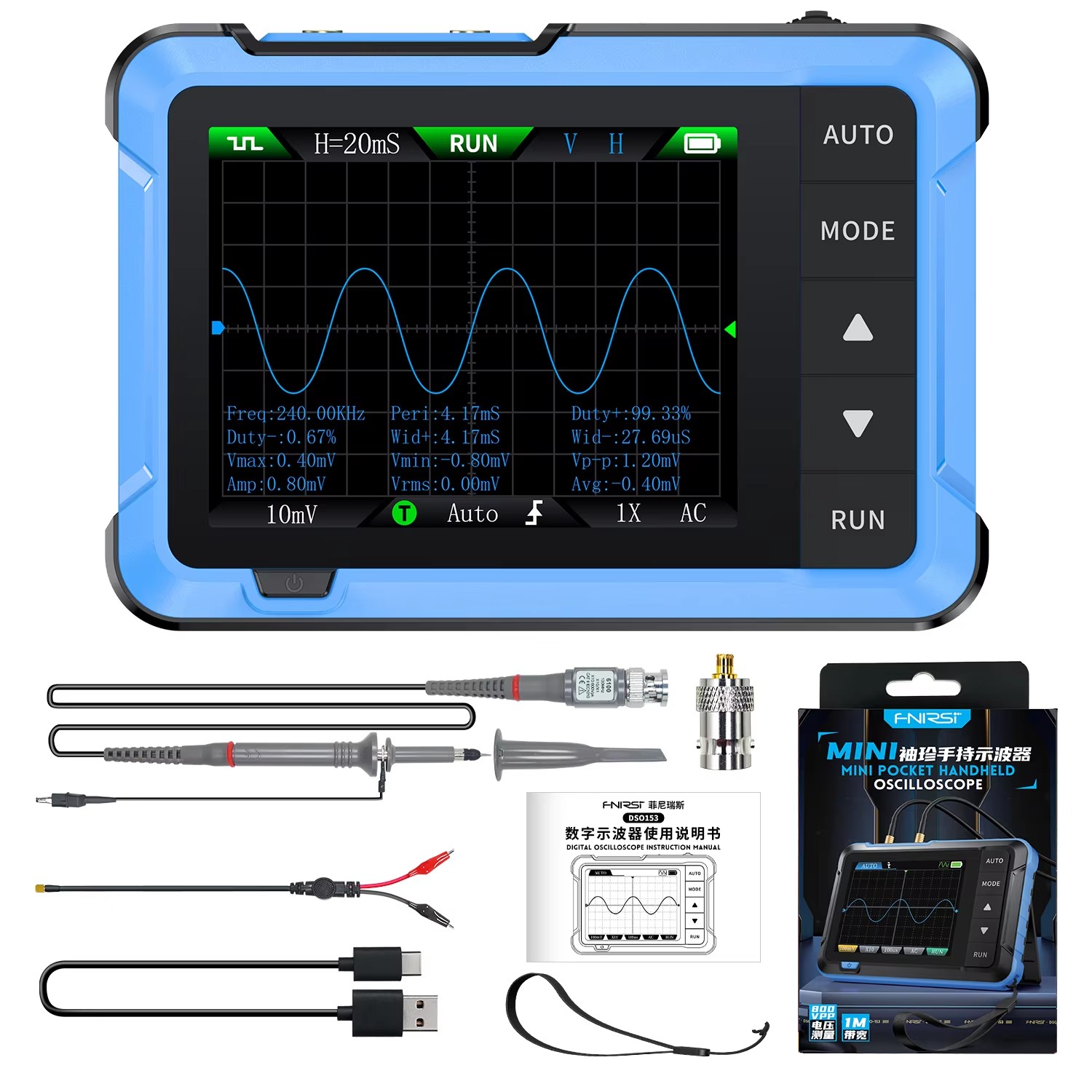Портативный цифровой осциллогр – обзор и цена Electronics Repairing
